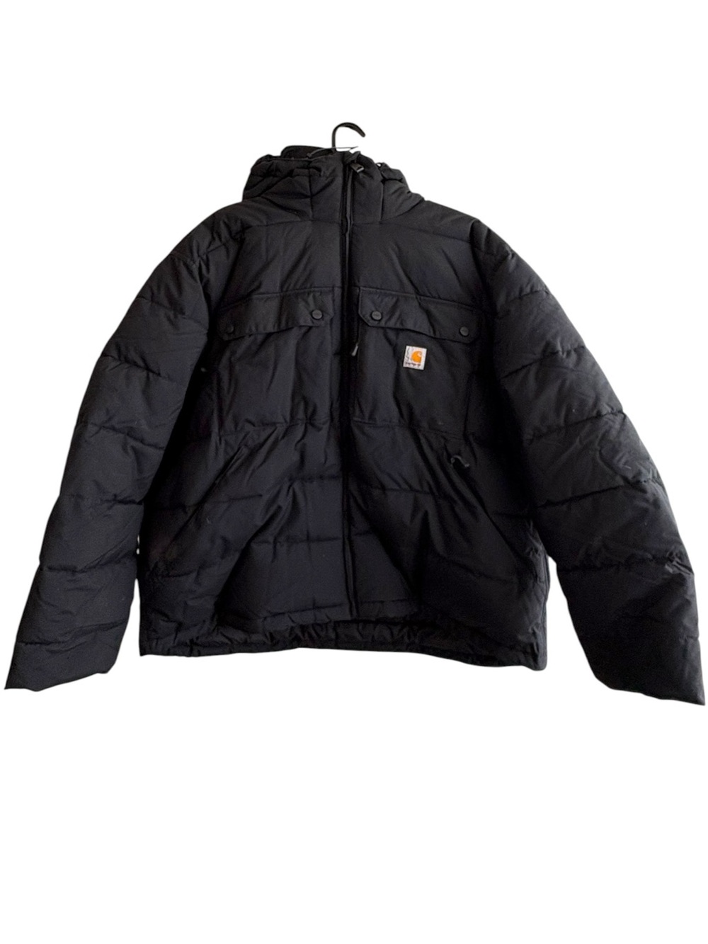 Carhartt Men’s 3XL Black Loose Fit Rain Defender Puffer Coat Outdoor Travel